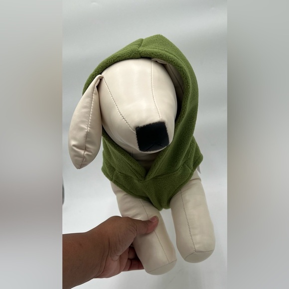 Gooby Fleece Vest Hoodie Dog Sweater - Green, Medium NWT - Picture 5 of 9